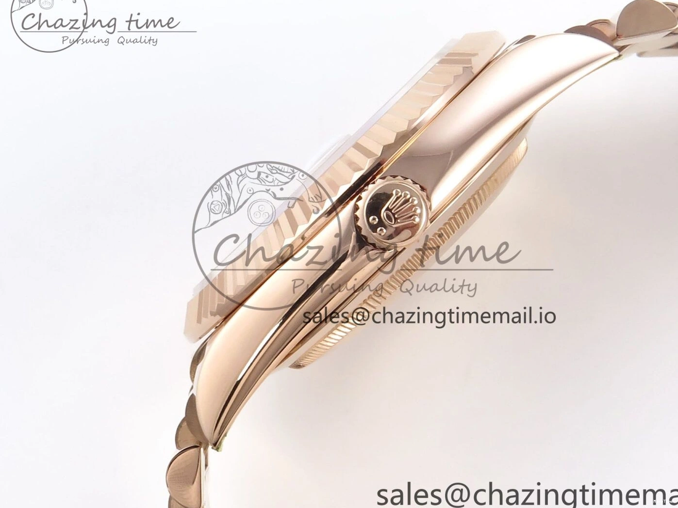 MiroTime 0119 Day Date 40 RG 228235 Noob 1:1 Best Edition Brown Roman Dial on President Bracelet A2836 (Gain Weight) UrbanChic 794